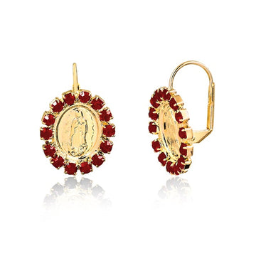 18K Gold Layered Oro Laminado Earring